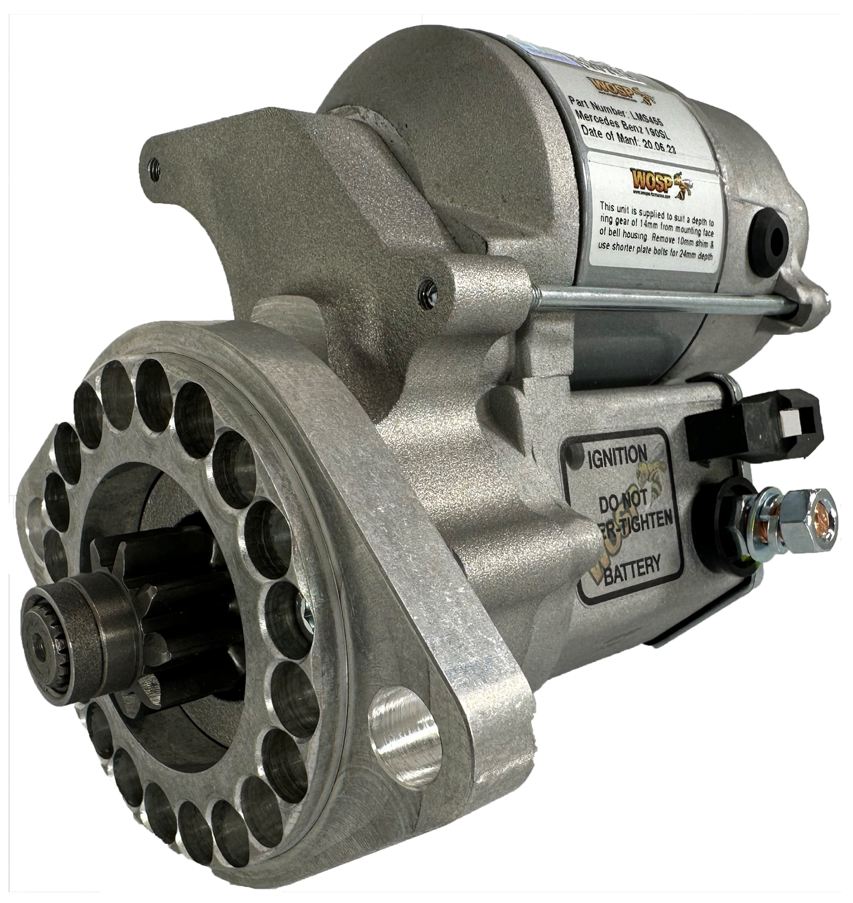 Wosp Mercedes Benz 190SL '55-'57 high torque starter motor (LMS455)