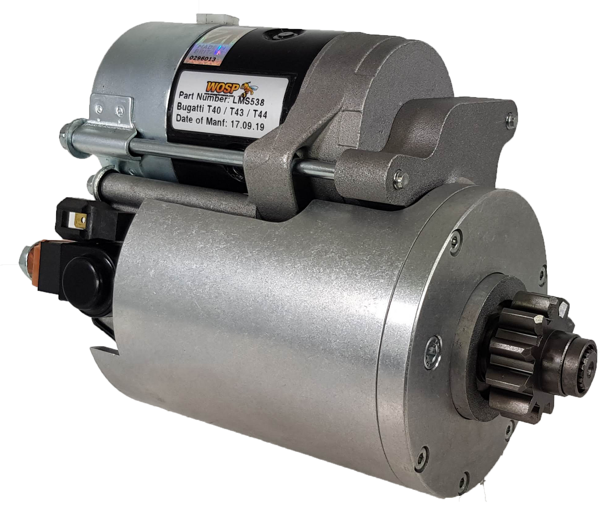 Wosp Bugatti T40 / T43 / T44 / T49 high torque starter motor (LMS538)