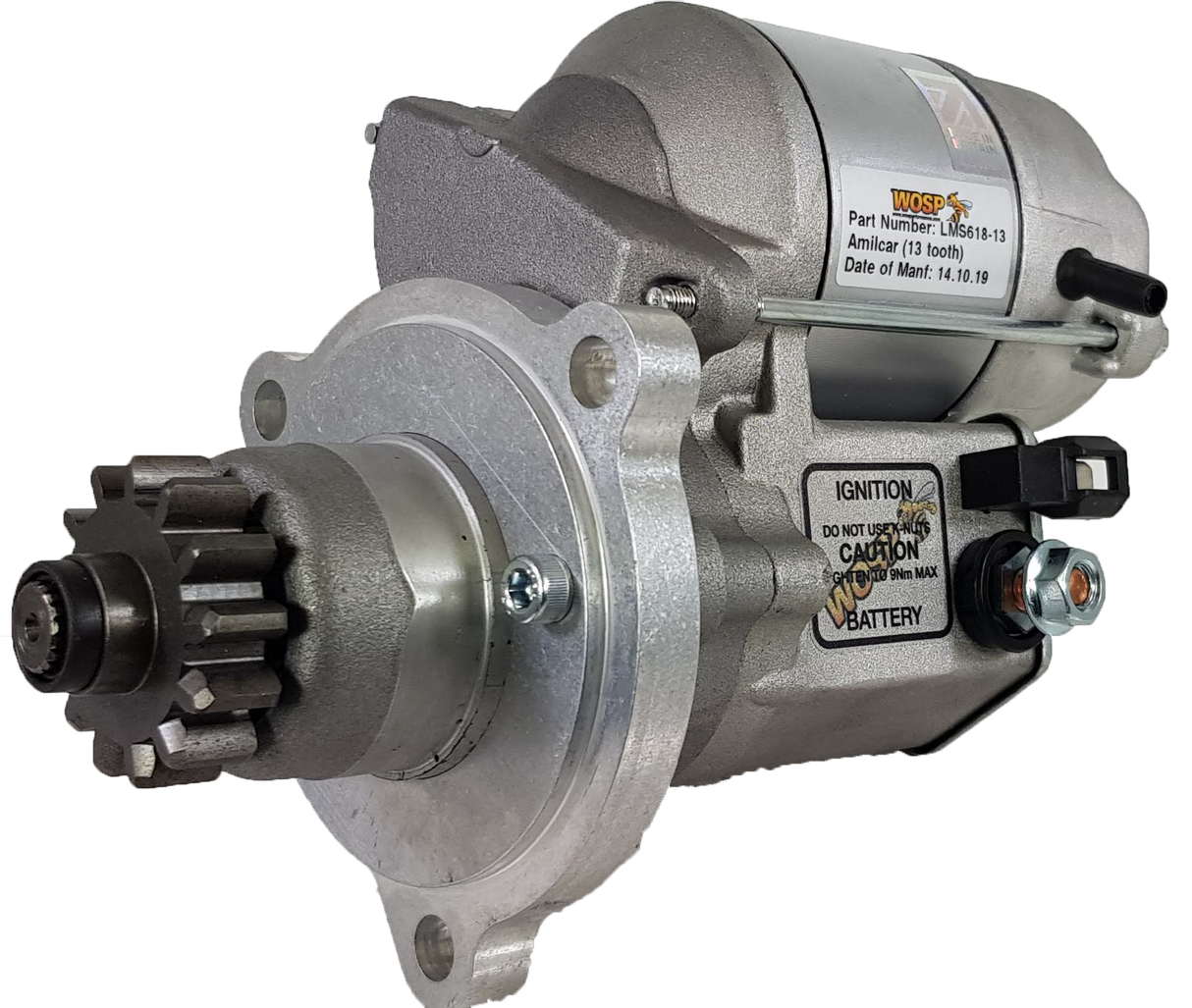 Wosp Amilcar L / M high torque starter motor (LMS618-13)