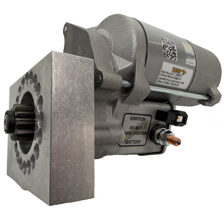 Wosp Chevrolet V8 & straight 6 parallel hole pad mount RH (motor on top) super-duty starter motor (LMS751)