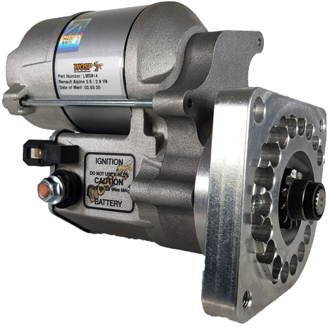 Wosp DMC DeLorean / Peugeot / Renault V6 high torque starter motor (LMS814)
