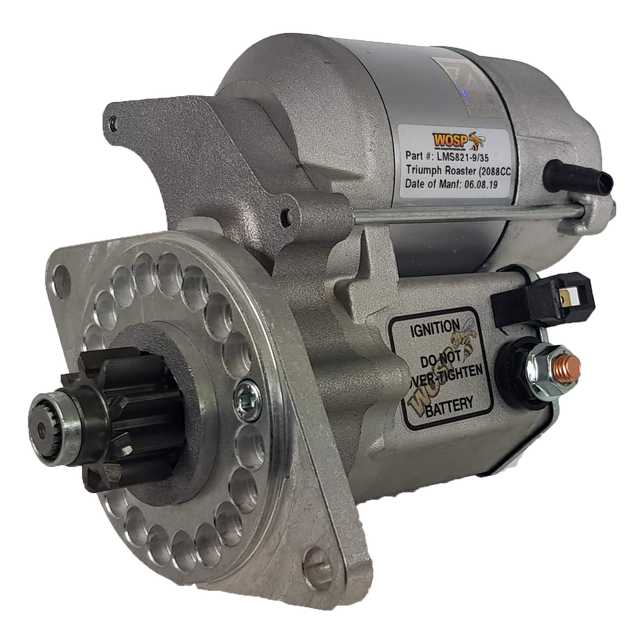 Wosp Triumph Roadster (2088cc) 9/35 pinion high torque starter motor (LMS821-9-35)