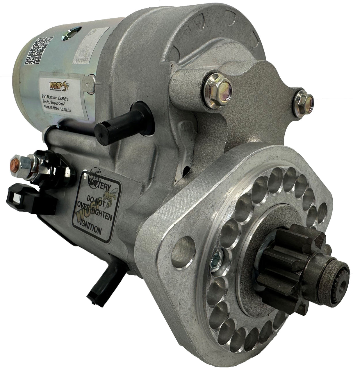 Wosp Deutz 9 tooth super-duty starter motor (LMS863)