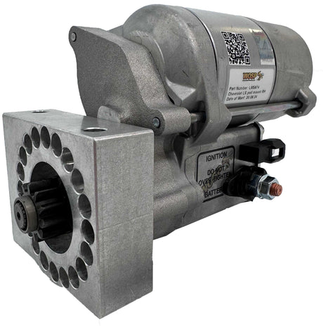 Wosp Chevrolet LS pad mount RH (motor on top) super-duty starter motor (LMS874)