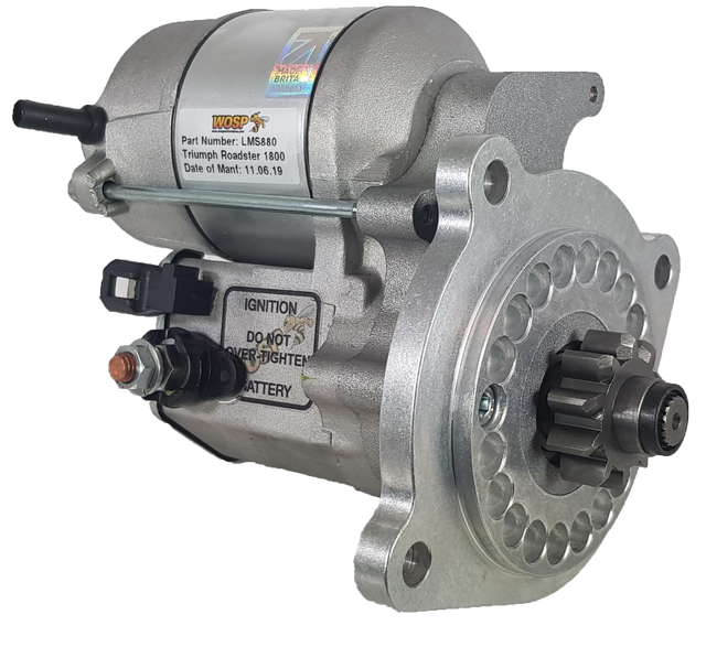 Wosp Triumph Roadster 1800 high torque starter motor (LMS880)