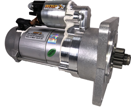 Wosp Land Rover 300 / 200TDi & 90 2.5D waterproof high performance starter motor (LMS923)