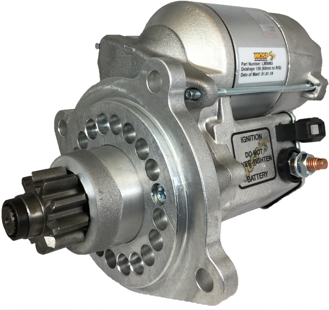 Wosp Delahaye 135 (short reach) high torque starter motor (LMS953)