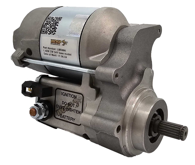Wosp 1.4kW clockwise base model 24V high torque starter motor (LMS966)