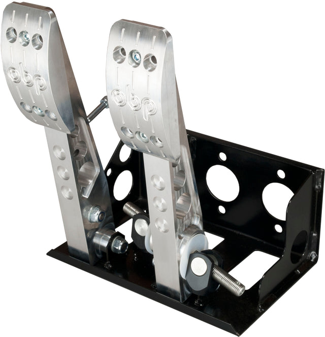 OBP Pro-Race V2 Floor Mounted Bulkhead Fit 2 Pedal System (Brake & Clutch)