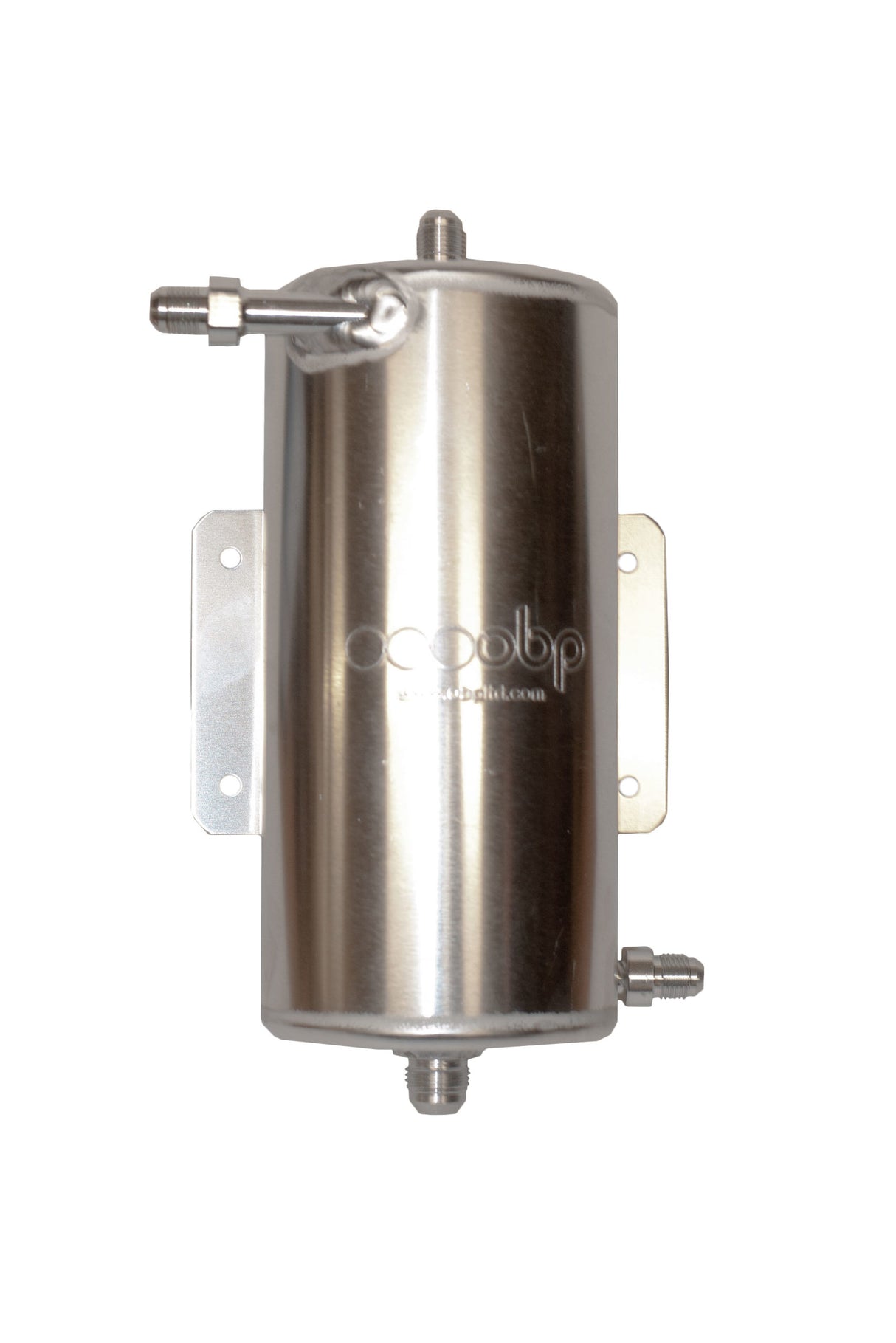 OBP 1.5 Litre Bulkhead Mount Fuel Swirl Pot with JIC Fittings