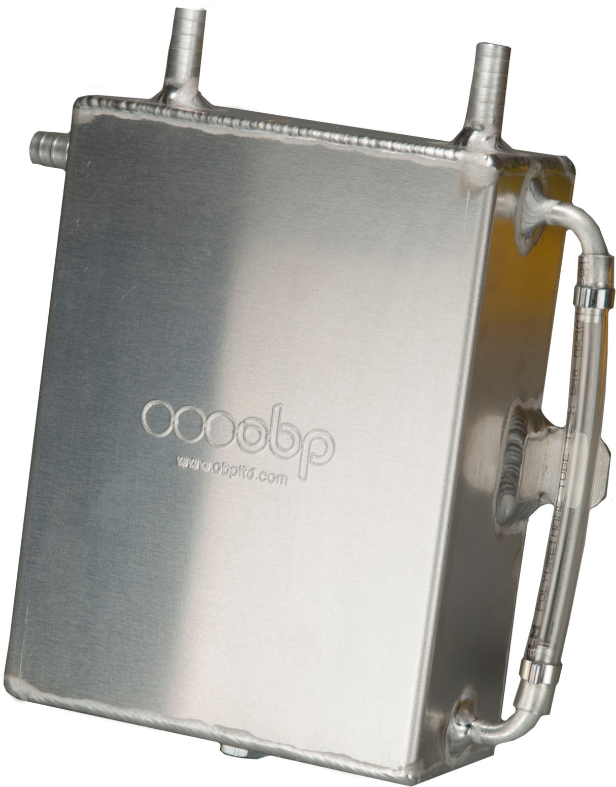 OBP 2 Litre Bulkhead Mount Oil Catch Can (Square)