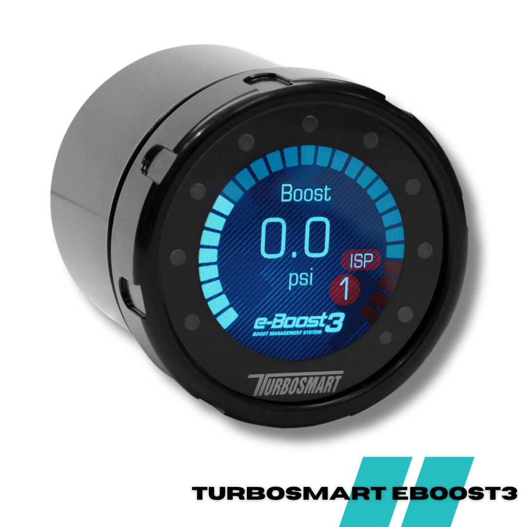 Turbosmart eBoost3 Electronic Boost Controller 60mm – Black & Silver
