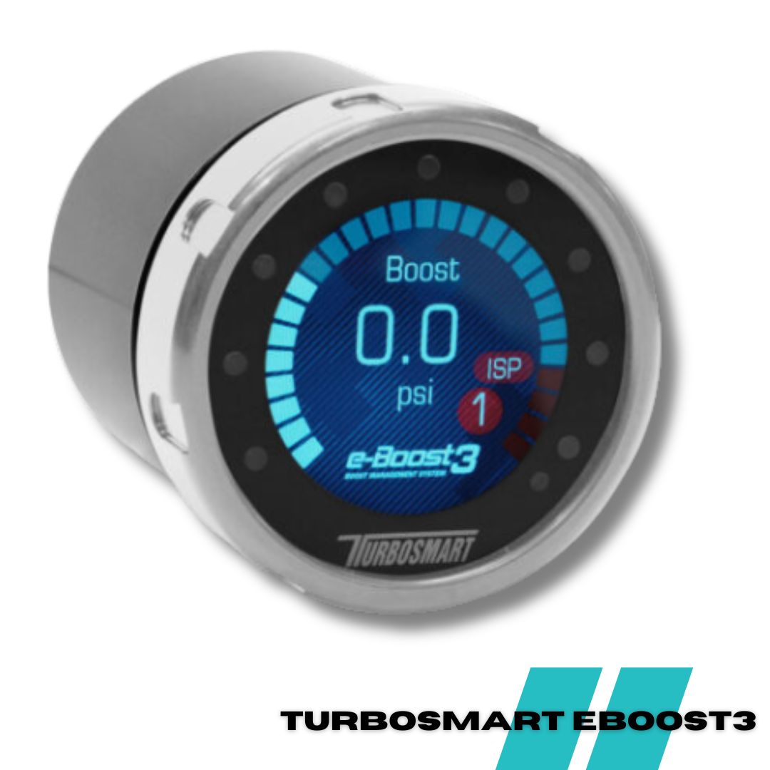 Turbosmart eBoost3 Electronic Boost Controller 60mm – Black & Silver