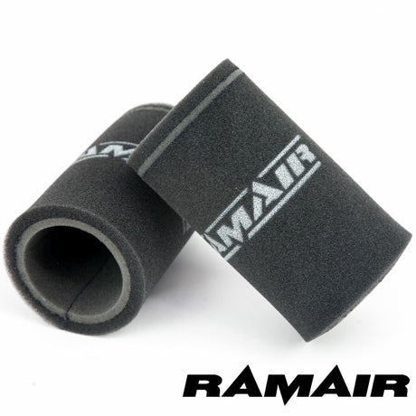 Ramair 2x Single Inlet Motorcycle Carb Sock Foam Air Filter 165mm