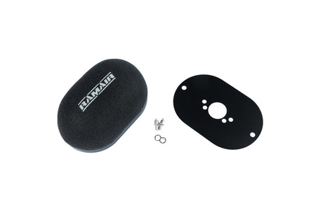 Ramair Domed Carb Air Filter & Baseplate to fit SU HS4, HIF4, HIF38 1.5in 65mm Internal Height