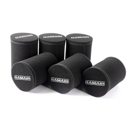 Ramair Carb Sock Foam Air Filter Single Inlet 90mm - 6 Pack