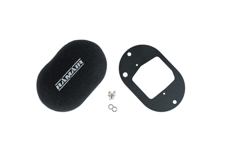 Ramair Domed Carb Air Filter & Baseplate to fit Weber 32/34 DFT - 65mm Internal Height