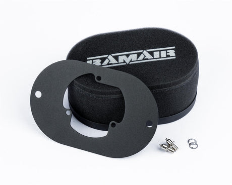 Ramair Carburettor Foam Air Filter with Baseplate to fit Pierburg 2B2, 2B4, 2B5 - 100mm Internal Height