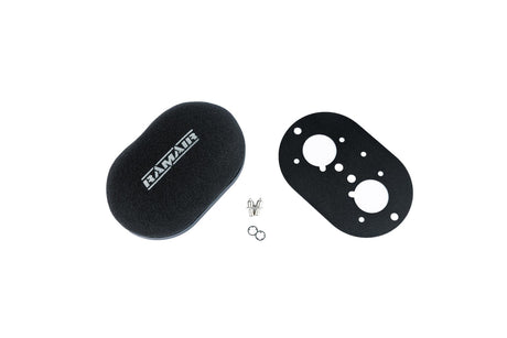 Ramair Domed Carb Air Filter & Baseplate to fit Weber 40 IDF  - 40mm Internal Height