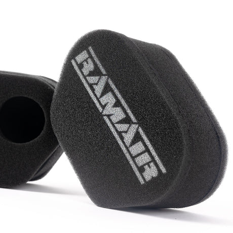 Ramair 2x Twin Inlet Motorcycle Carb Sock Foam Air Filter 72mm