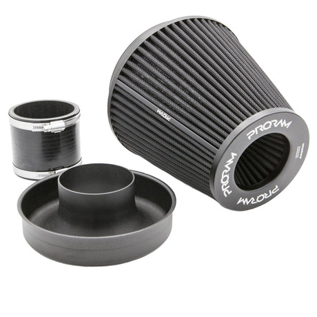 Ramair Ramair Pleated 83mm (3.25inch) ID Neck Large Cone Air Filter with Velocity Stack and Coupling