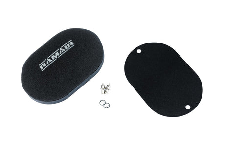 Ramair Domed Carb Air Filter & Blank Baseplate - 65mm Internal Height