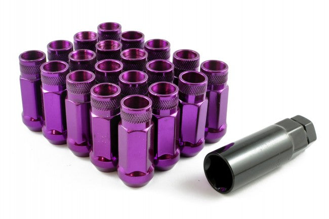 GT50 Open Ended Steel Wheel Nuts Purple